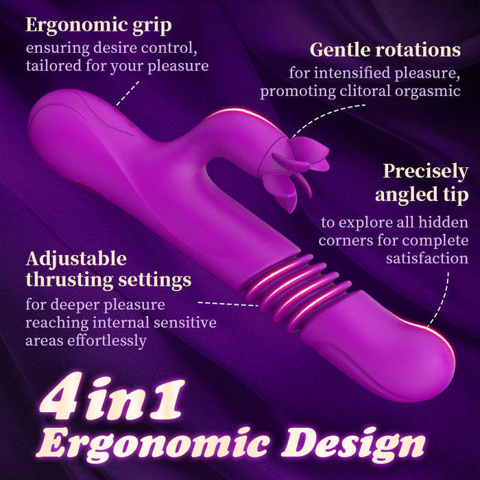 Buyging™ Skylar 7 Rotating 3 Vibrating Intelligent Heating G-spot Vibrator