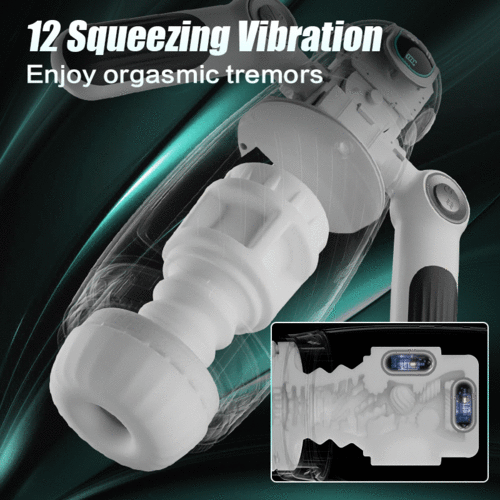BuyGing 7 Telescopic Squeezing 12 Vibration Masturbator Experience More Authentic Piston