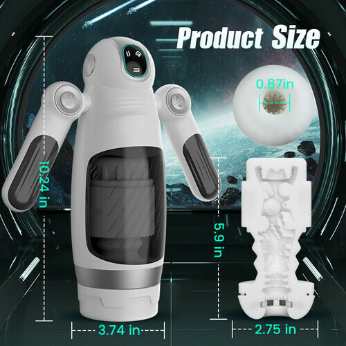 BuyGing 7 Telescopic Squeezing 12 Vibration Masturbator Experience More Authentic Piston