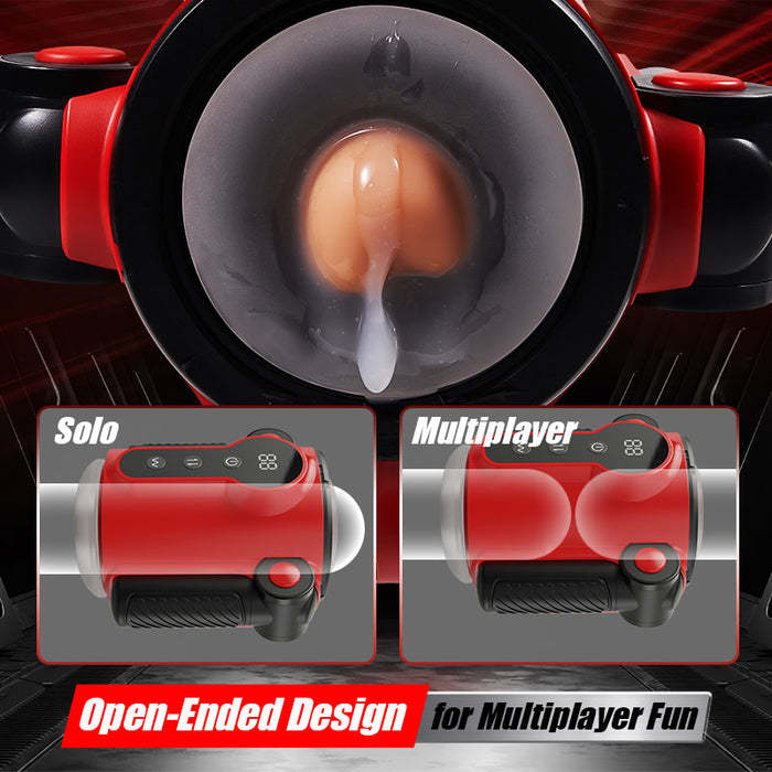 9 Thrusting 9 Vibrating Penis Training and Masturbation 2 IN 1 Adult Toy