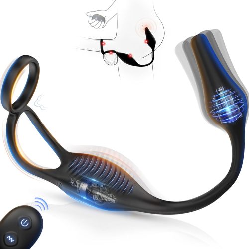Buyging™ ARCHIE 4 in 1 Vibrating Prostate Massager and Cock Ring with Remote Control