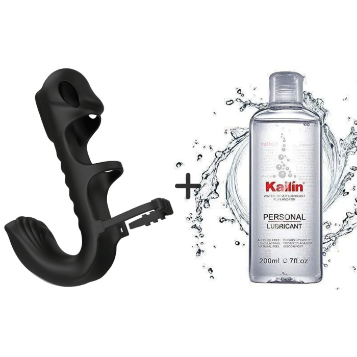 Buyging™ Dual Motor 7 Vibrating Penis Sleeve and Vibrator 2-in-1 Adult Toy