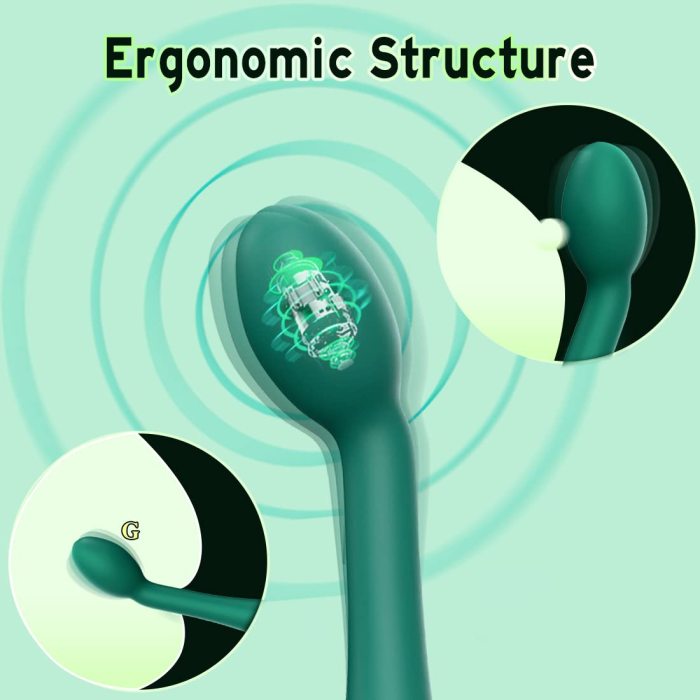 Clitoral Tits Anal Stimulator Dildo with 12 Powerful Vibrating Modes