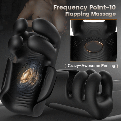 Buyging™ Automatic 10 Finger Pinchin & Tapping for Massage Therapy Penis Vibrator