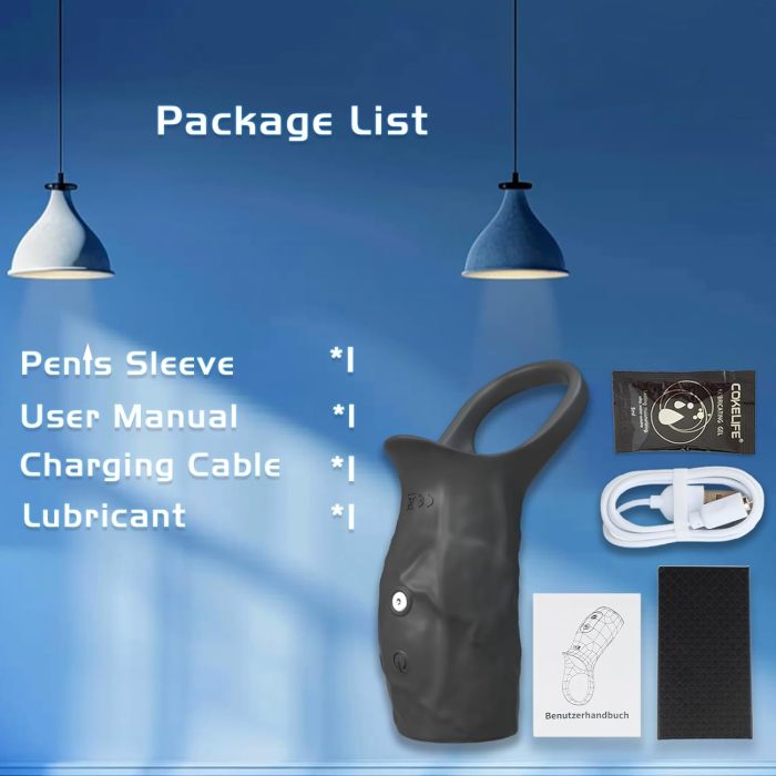 Buyging™ Penis Ring Vibrator Delay Ejaculation Erection Enhancement