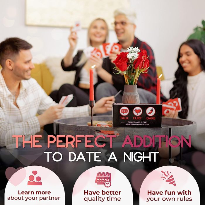 Romantic Game for Couples - Date Night Ideas Girlfriend, Boyfriend, Newlywed, Wife or Husband.