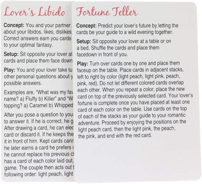 Oral Sex Card Game