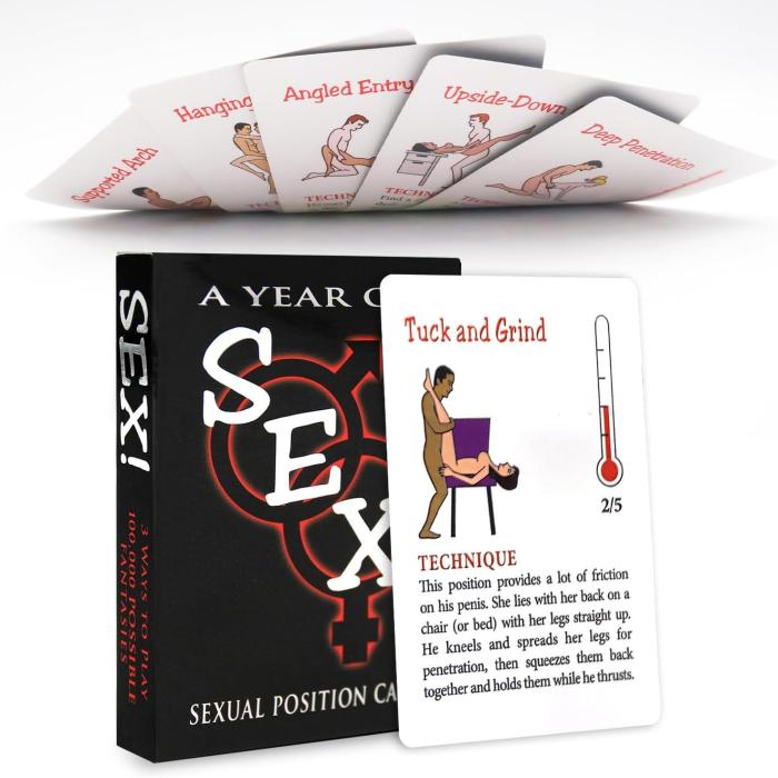 Sexual Position Card Foreplay Fun Sex Games