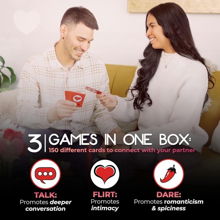 Romantic Game for Couples - Date Night Ideas Girlfriend, Boyfriend, Newlywed, Wife or Husband.