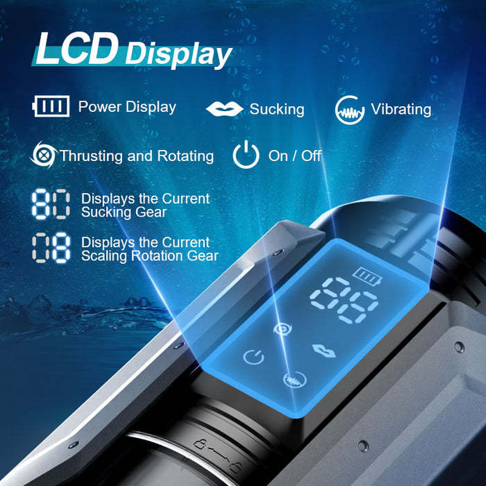 Buyging™ Sucking Vibrating Rotating Thrusting 4 IN 1 Male Masturbator