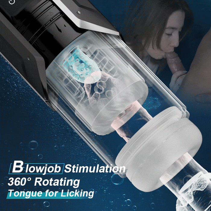 Buyging™ Sucking Vibrating Rotating Thrusting 4 IN 1 Male Masturbator