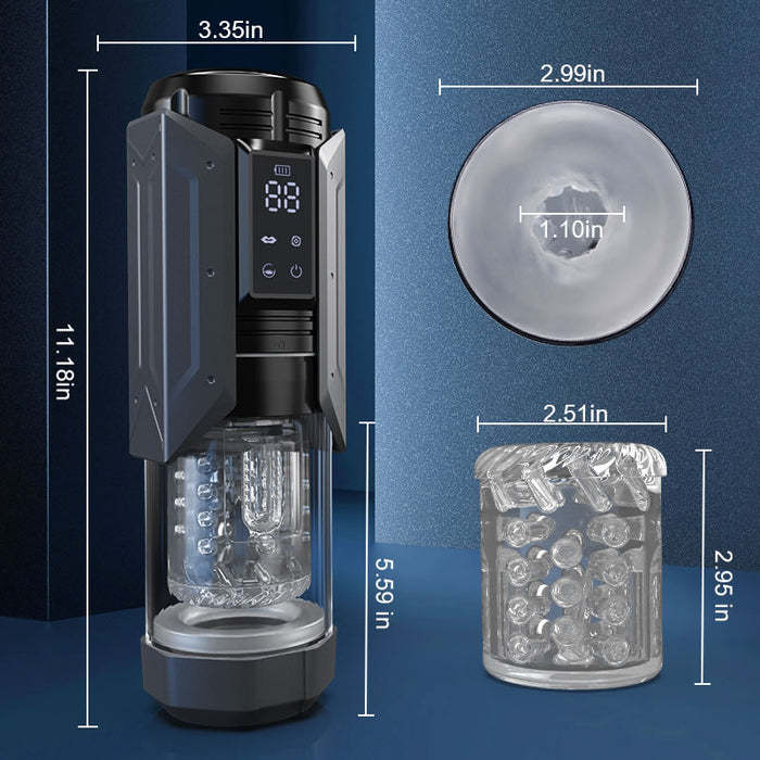 Buyging™ Sucking Vibrating Rotating Thrusting 4 IN 1 Male Masturbator