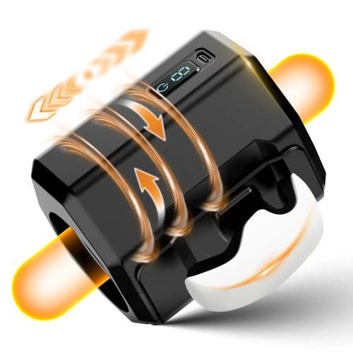 Buyging™ Handle Blowjob Machine 7 Thrusting Rotating Dual Opening