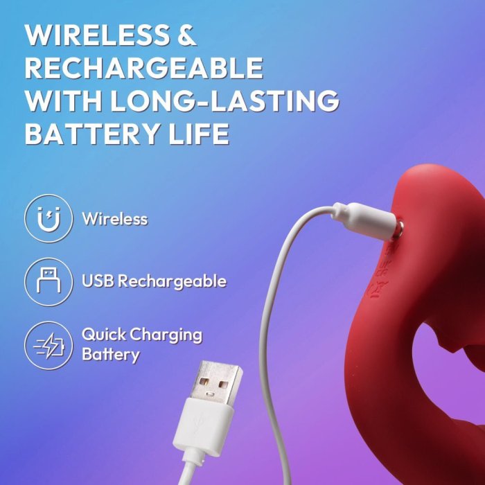 Buyging™ G-spot Vibrator With 10 Vibrating & Licking Sucking Modes