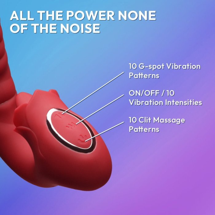 Buyging™ G-spot Vibrator With 10 Vibrating & Licking Sucking Modes