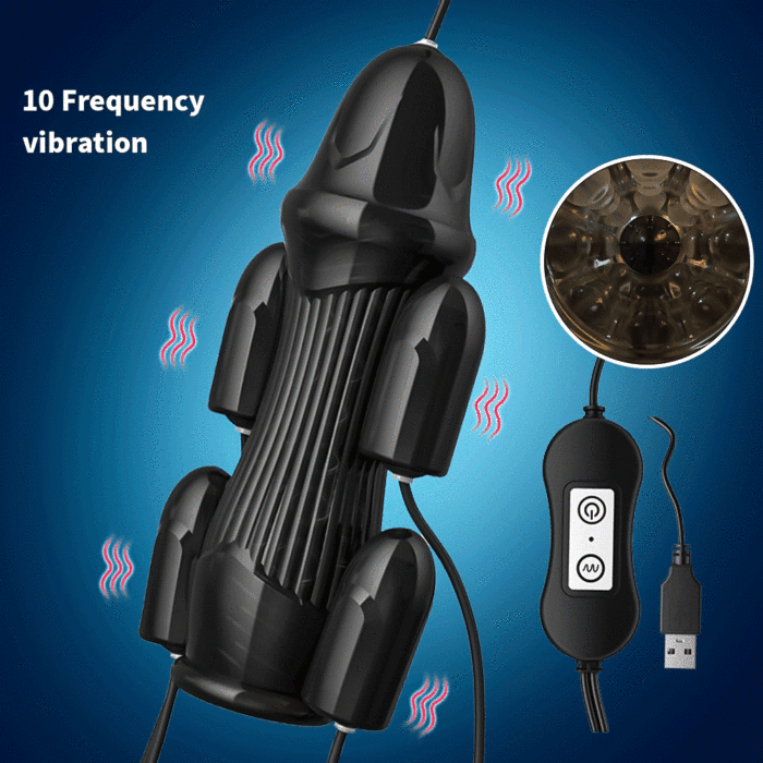 Buyging™ Penis Exerciser, Electric Penis Vacuum PumpHigh Frequency Vibrator with 5 Motors
