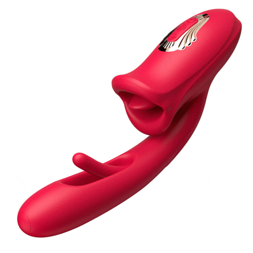Buyging™ Mouth-Shaped Biting G-spot Soother with 7 Vibration & Flapping Modes