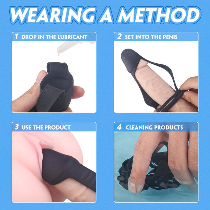 Buyging™ Liquid Silicone Penis Sleeve Cock Ring