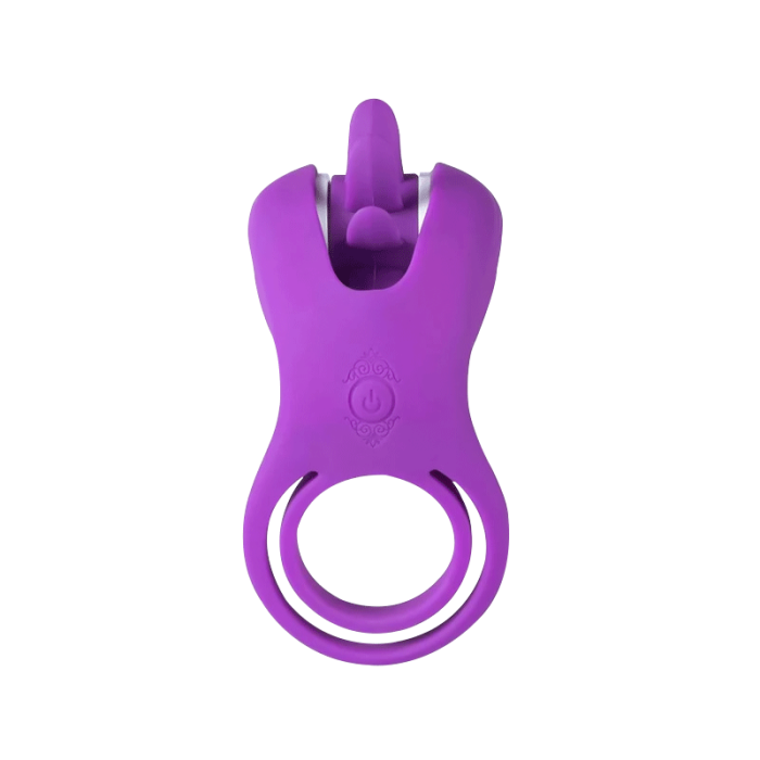 Buyging™ ROXY Licking Sex Toy & Vibrating Dual Penis Ring