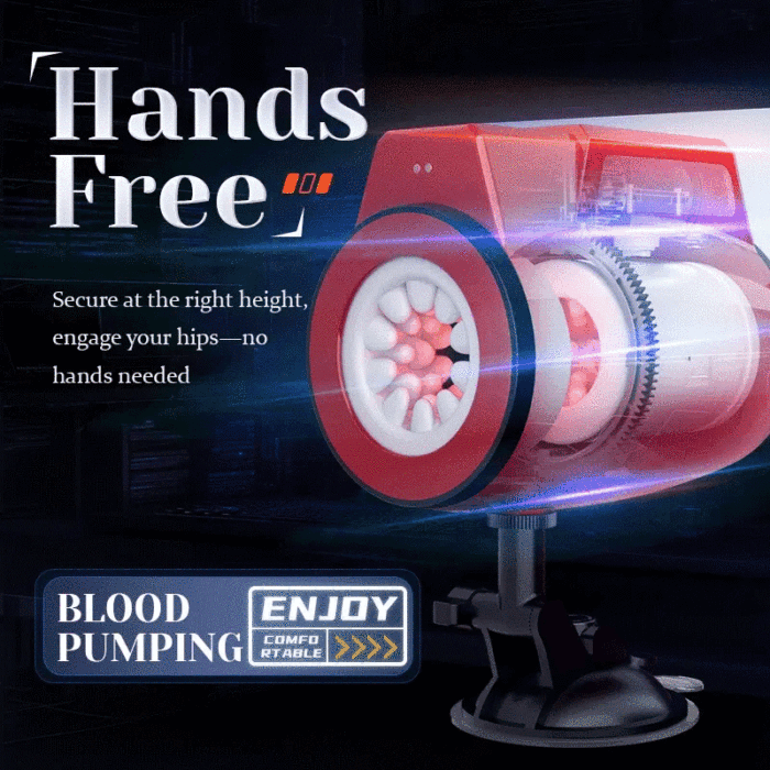 Buyging™ Dual-end Thrusting Rotating Vibrating Blowjob Machine