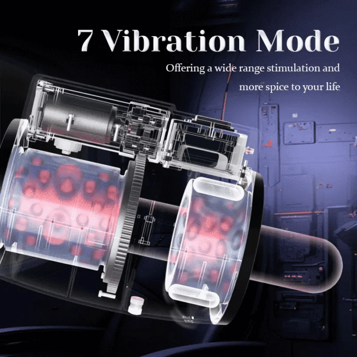 Buyging™ Dual-end Thrusting Rotating Vibrating Blowjob Machine