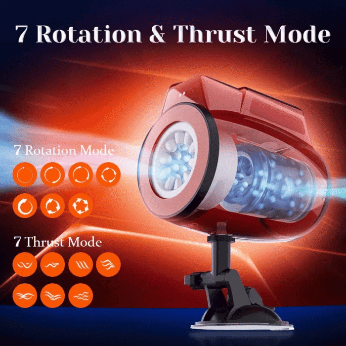 Buyging™ Dual-end Thrusting Rotating Vibrating Blowjob Machine