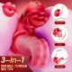 Buyging™ Twin Rose Tongue Teasing & Vibrating G-spot Vibrator