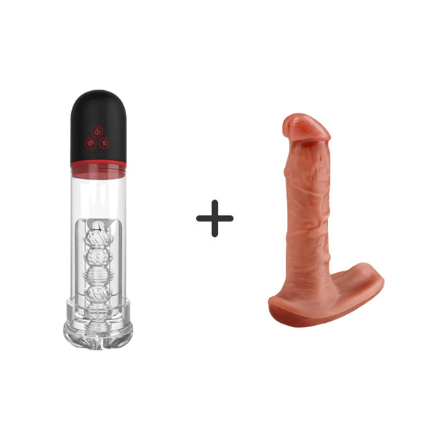 Buyging™ S-Hande 9 Vibrating 3 Sucking Penis Enlargement Pump