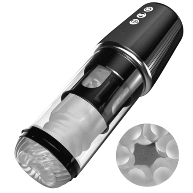 Buyging™ 7 Vibrating 6 Rotating 5 Vacuum Sucking Male Masturbator