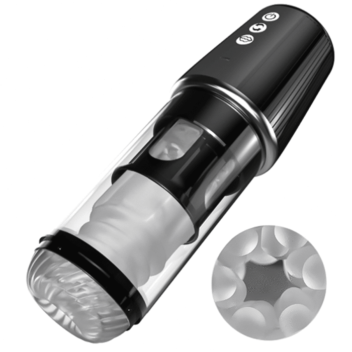 Buyging™ 7 Vibrating 6 Rotating 5 Vacuum Sucking Male Masturbator