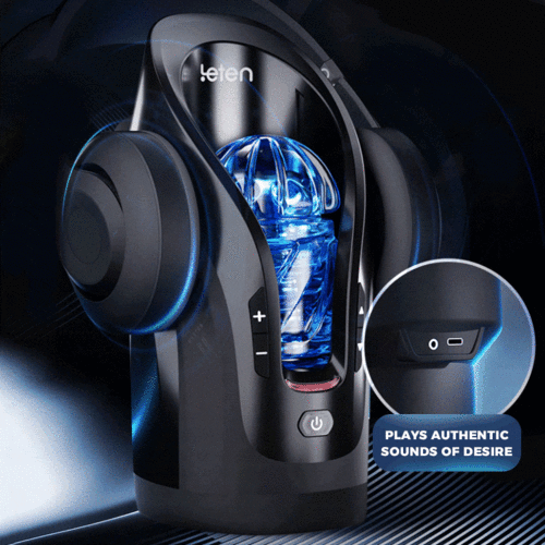 Buyging™ LETEN Cannon King Mini 3D Fleshy Telescopic Vibrating Automatic Masturbator