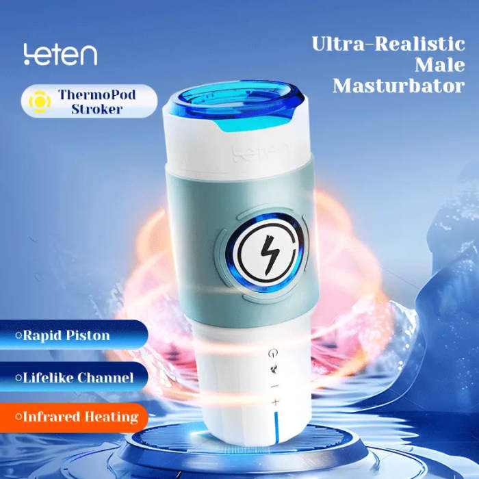 Buyging™ LETEN Realistic 10 Thrusting 10 Heating Male Stroker
