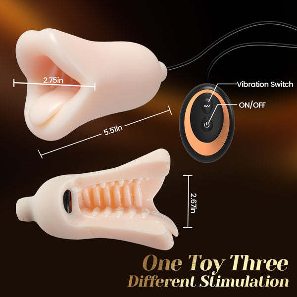 Buyging™ 10 Vibrations Precise Training Oral Sex Glans Trainer