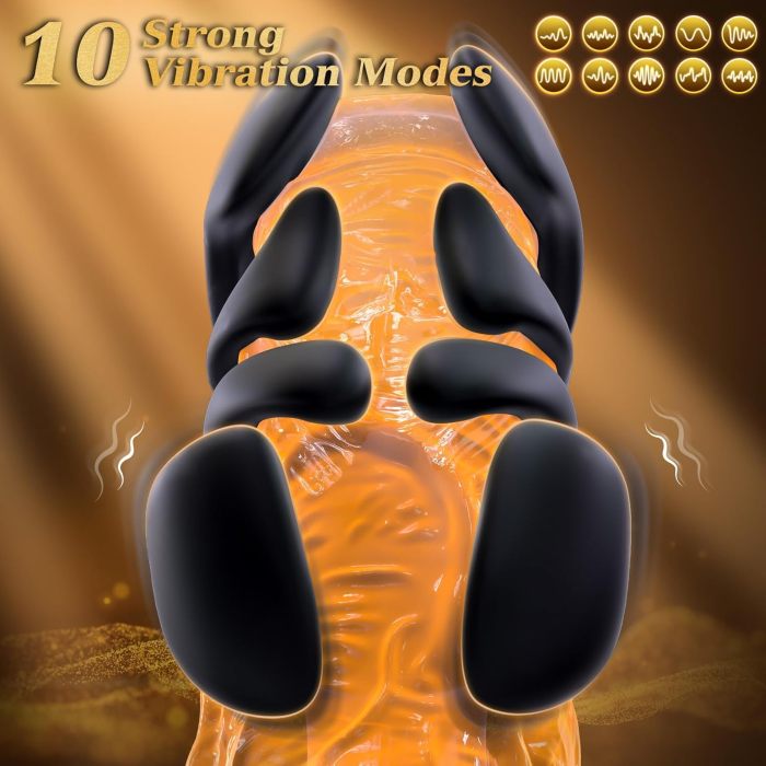 Buyging™ Men Sex Toy Penis Training Vibrator with 10 Vibrating Modes