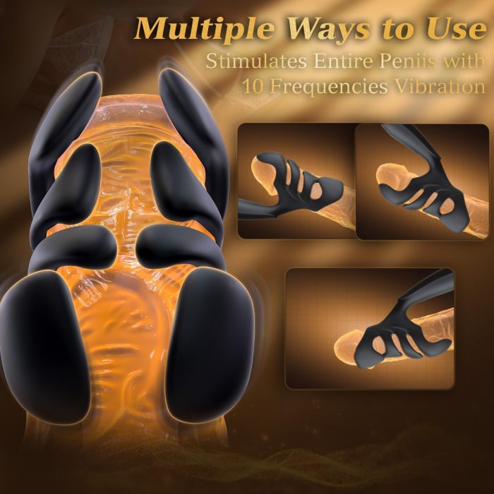 Buyging™ Men Sex Toy Penis Training Vibrator with 10 Vibrating Modes
