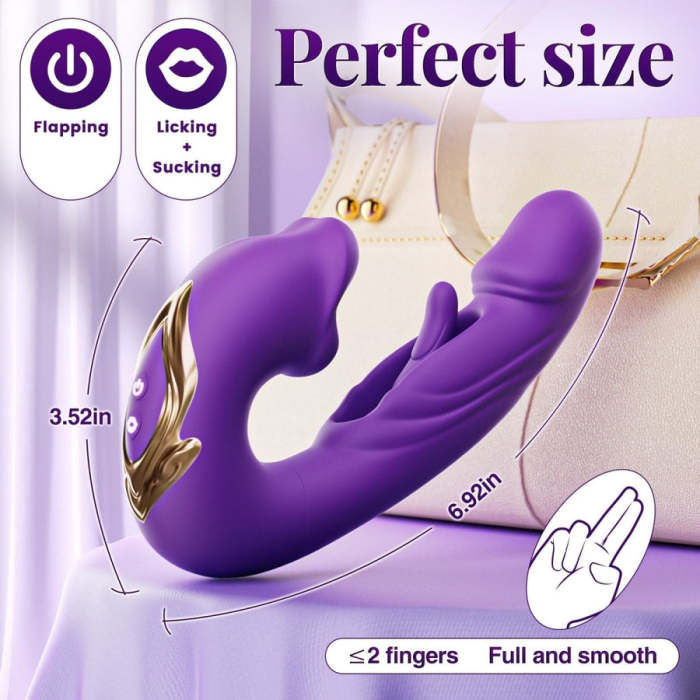 Buyging™ App Control Flapping and Licking Suction Sex Toy Vibrator