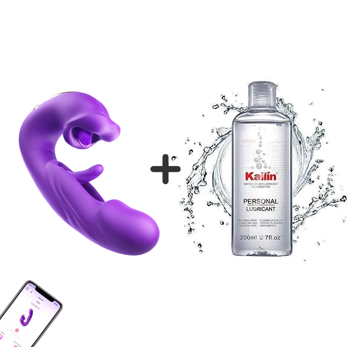 Buyging™ App Control Flapping and Licking Suction Sex Toy Vibrator