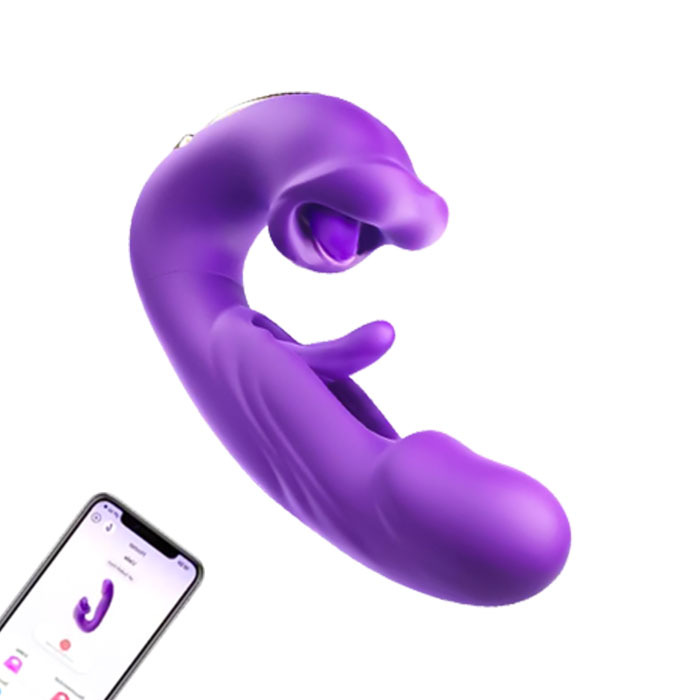 Buyging™ App Control Flapping and Licking Suction Sex Toy Vibrator