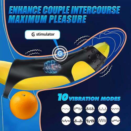 Buyging™ 10 Vibrating Cock Ring with G-spot Stimulation and Remote Control