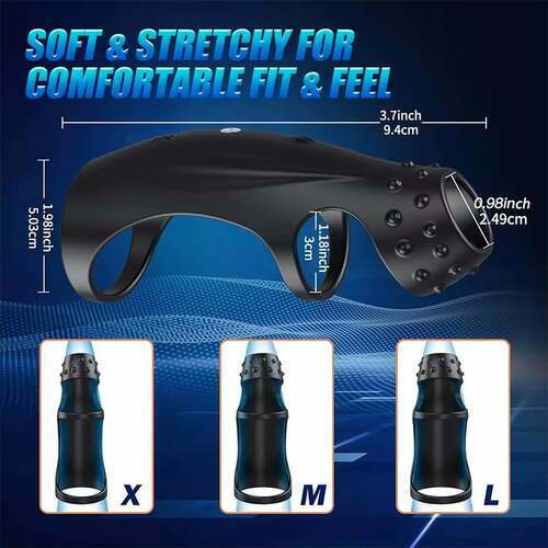 Buyging™ 10 Vibrating Cock Ring with G-spot Stimulation and Remote Control