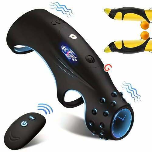 Buyging™ 10 Vibrating Cock Ring with G-spot Stimulation and Remote Control