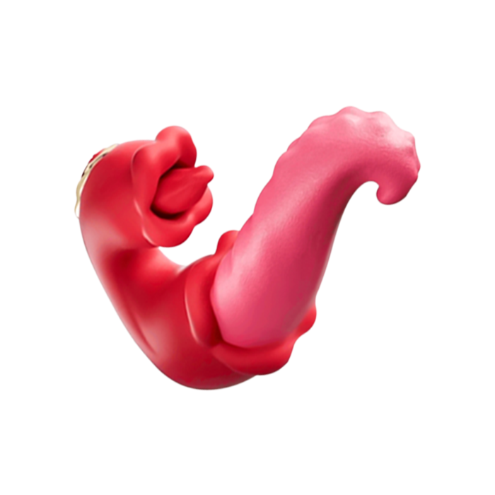 Buyging™ Twin Rose Tongue Teasing & Vibrating G-spot Vibrator