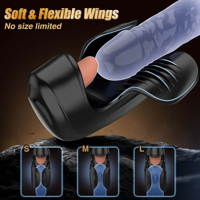Buyging™ 10 Flapping Vibrating & 10 Tongue Licking Penis Trainer