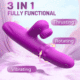 Buyging™ 3 In 1 Thrusting Rotating Rolling Beads G-spot Vibrator