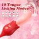 Buyging™ G-spot Tongue Vibrator With 10 Licking Biting & Vibrating Modes