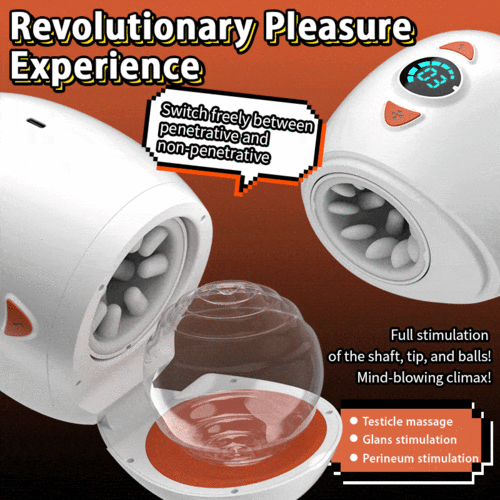 Buyging™ Ball Massage Focus Testicle & Glans Stimulation Electric Male Masturbator