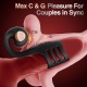 Buyging™ Retractable 10 Vibration Modes Cock Ring Sleeve with Clit G-Spot Vibrator