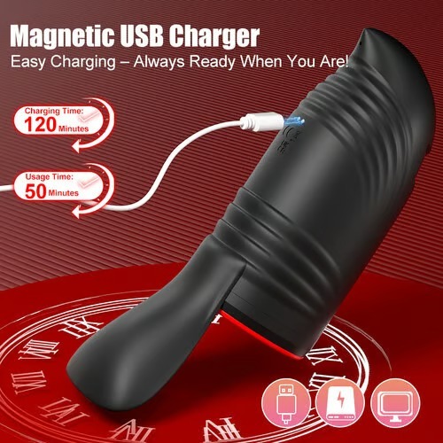 Buyging™ 10 Vibrating 5 Sucking 3 Rotating Glans Exerciser & Masturbator