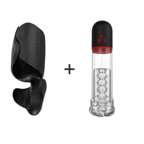 Buyging™ Dual Stimulation 10 Pulse Vibration Wrapped Penis Trainer