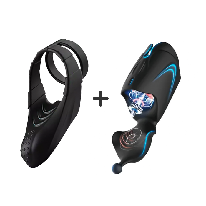 Best 10 Vibrating Dual Penis Ring With Taint Teaser